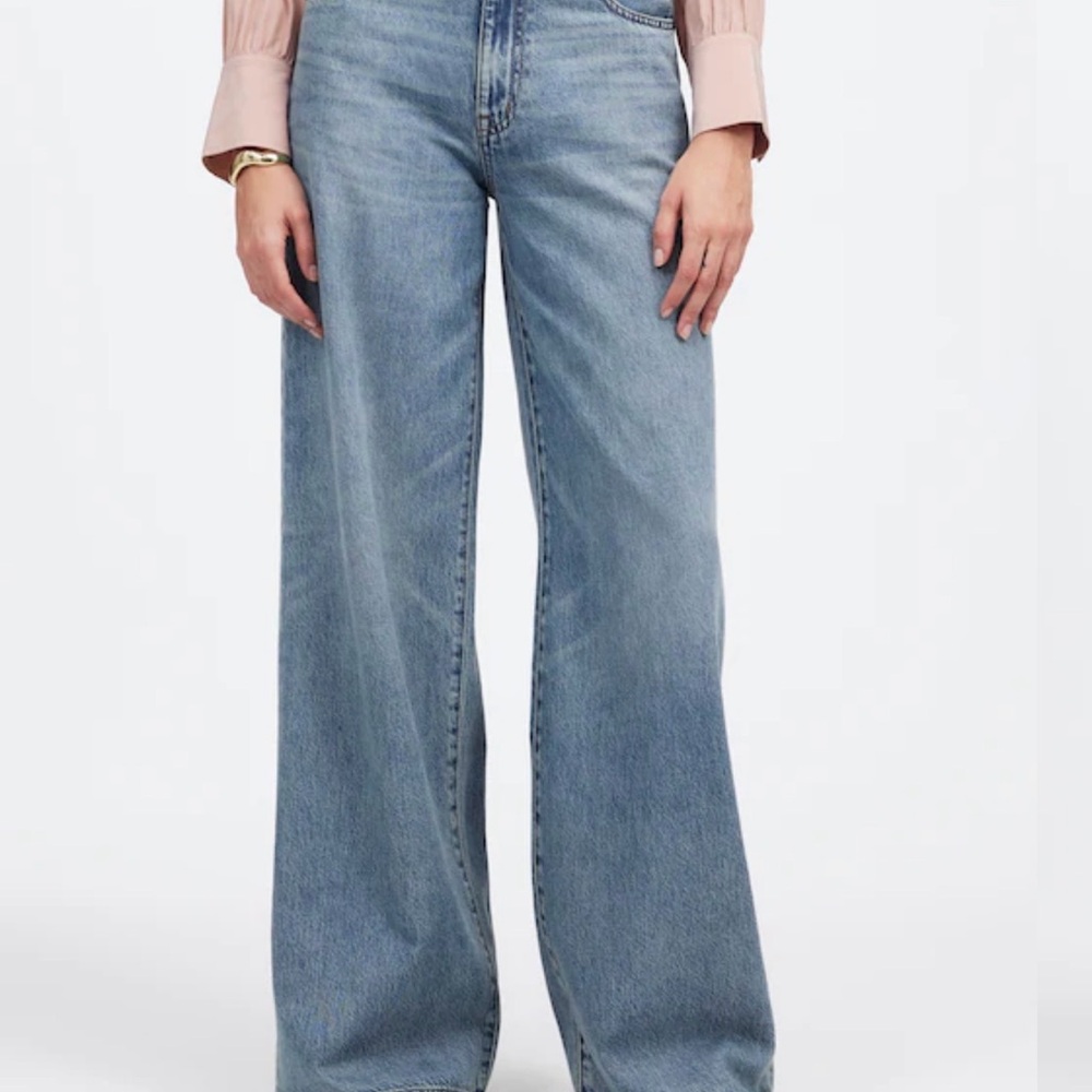 Madewell Super Wide Leg Jeans: Billings Wash
